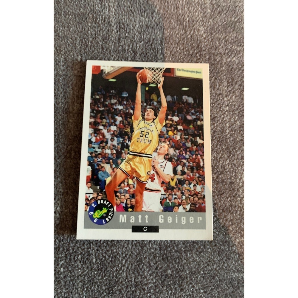 NBA collectable Matt‎ Geiger Basketball Card